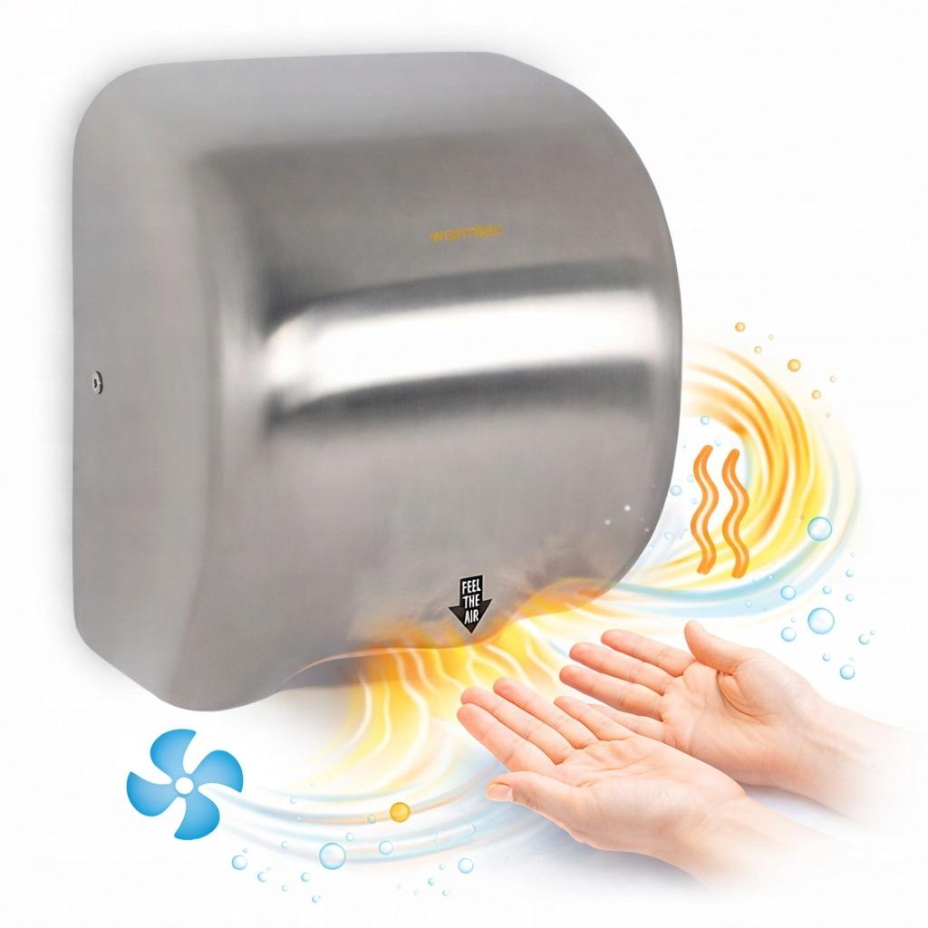 Automatický nerezový vysoušeč rukou 1800W