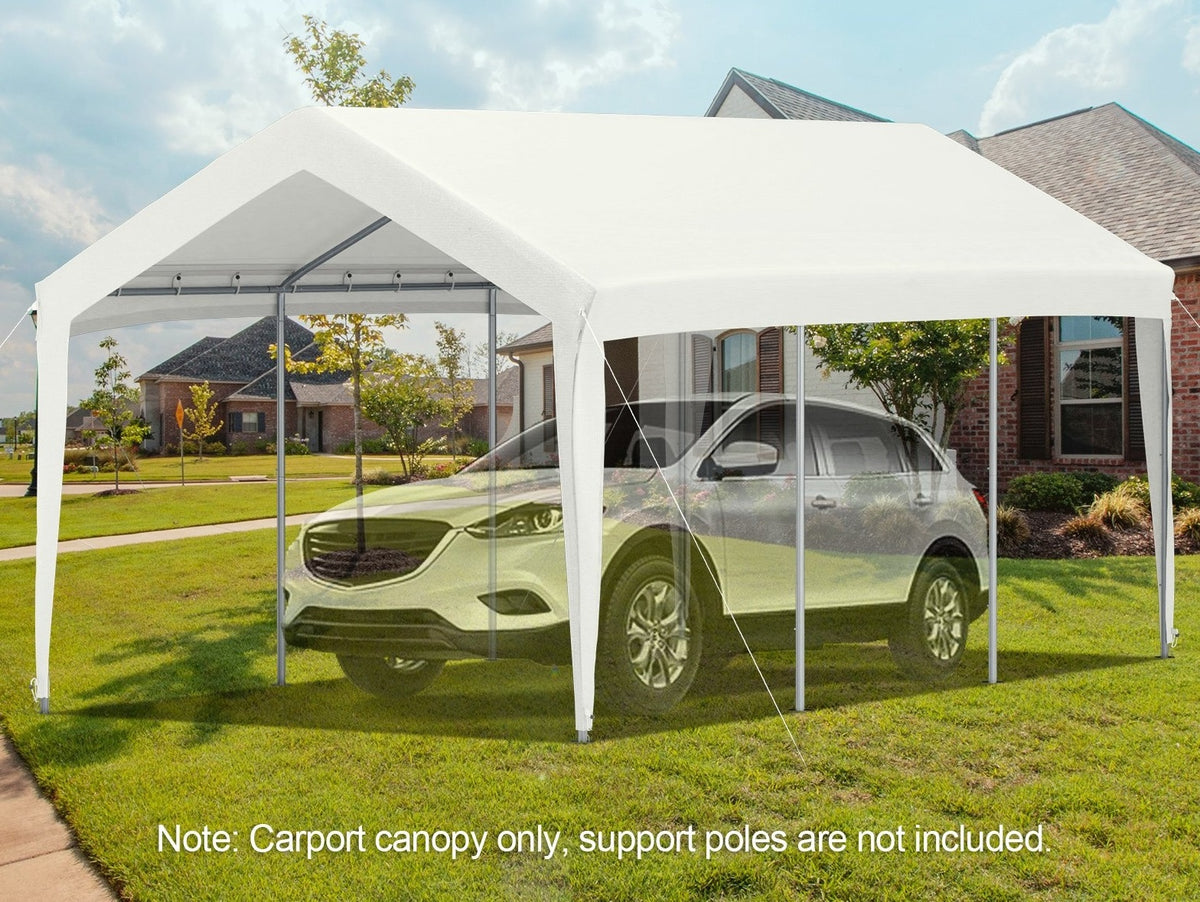Náhradní plachta na carport 3 × 6 m – voděodolná, UV ochrana