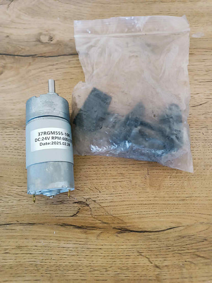 DC převodový motor 37RGM555-10K, 24V, 600 ot./min – silný motor pro robotiku a projekty