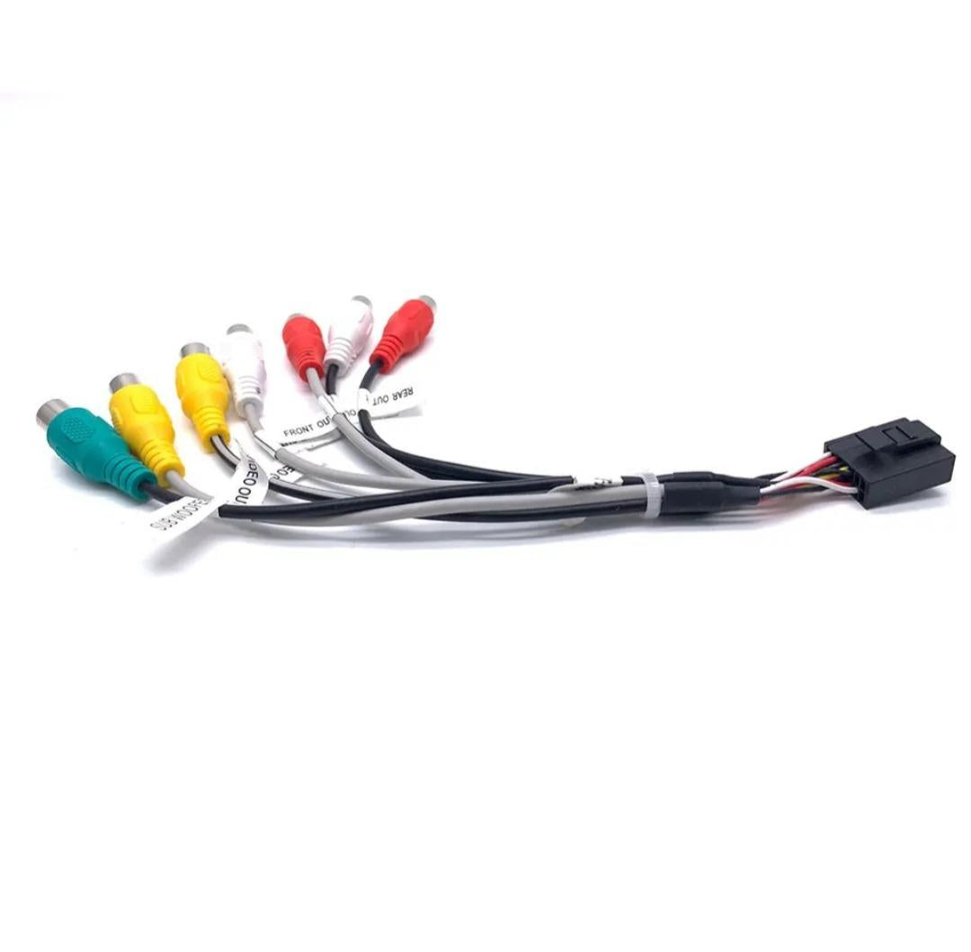 14 PIN konektor pro autorádia, 7 RCA