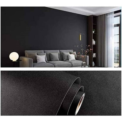 Samolepící nábytková PVC tapeta 5 x 0,61 m, černá