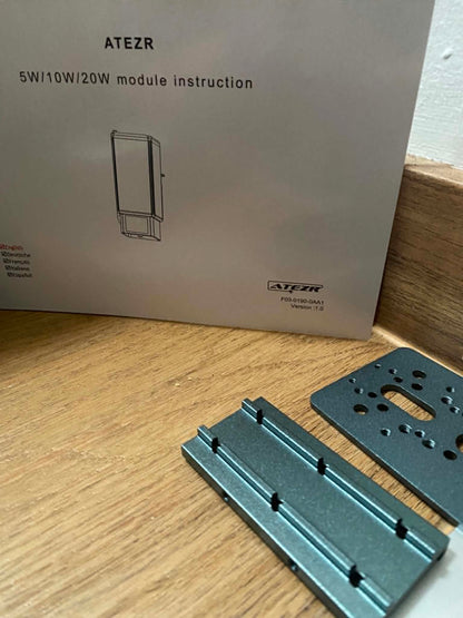 Laserový modul Atezr 5W 450nm pro CNC/DIY gravírování + příslušenství