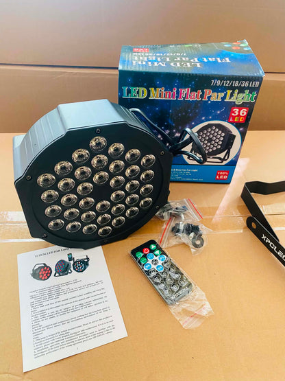 LED par reflektor 36 led RGB, DMX, strobo