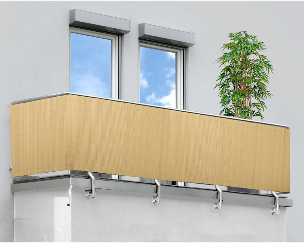 Plotová / balkónová zástěna 300x90 cm (béžová)