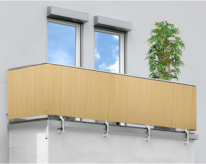 Plotová / balkónová zástěna 300x90 cm (béžová)