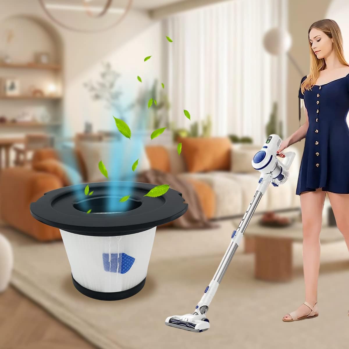 HEPA filtr pro aku vysavače ORFELD V20 / INSE N6
