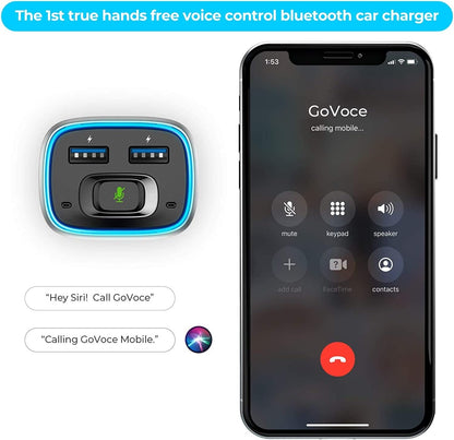 FM Transmitter pro přehrávání hudby přes Bluetooth