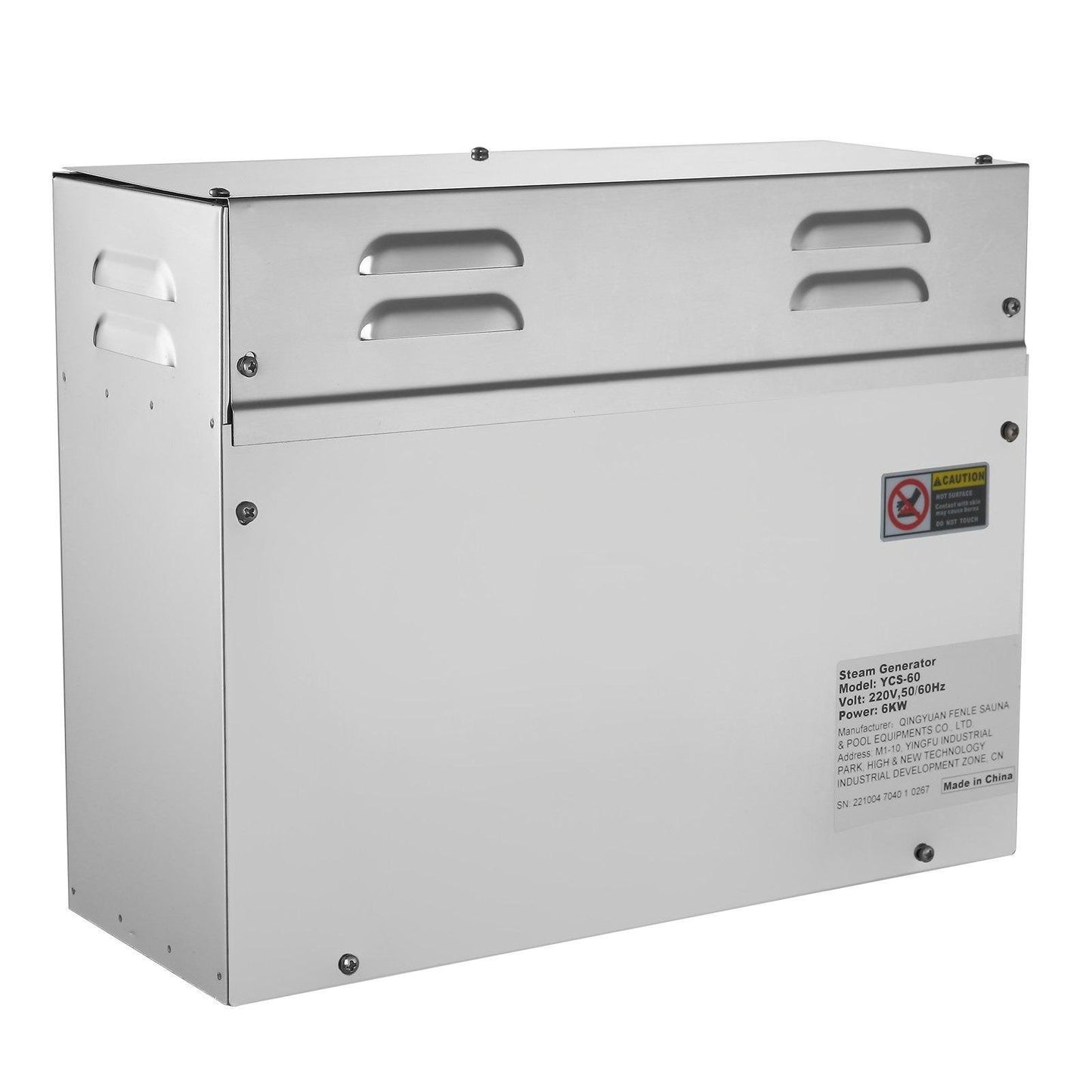 6kW parní generátor pro domácí sauny a lázně