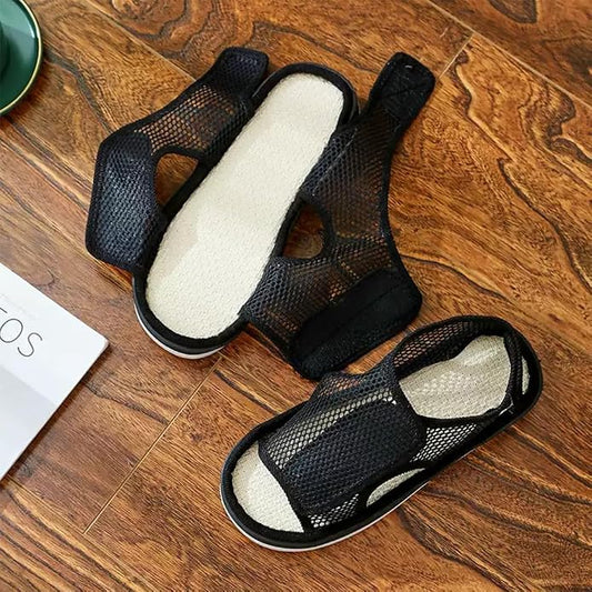 Diabetická obuv extra široká se suchým zipem, vel. 36-37, hnědá