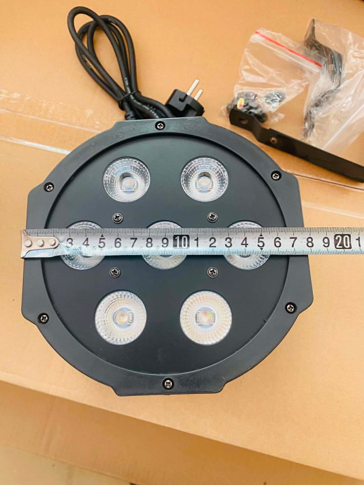 LED par reflektor - 7 led RGB