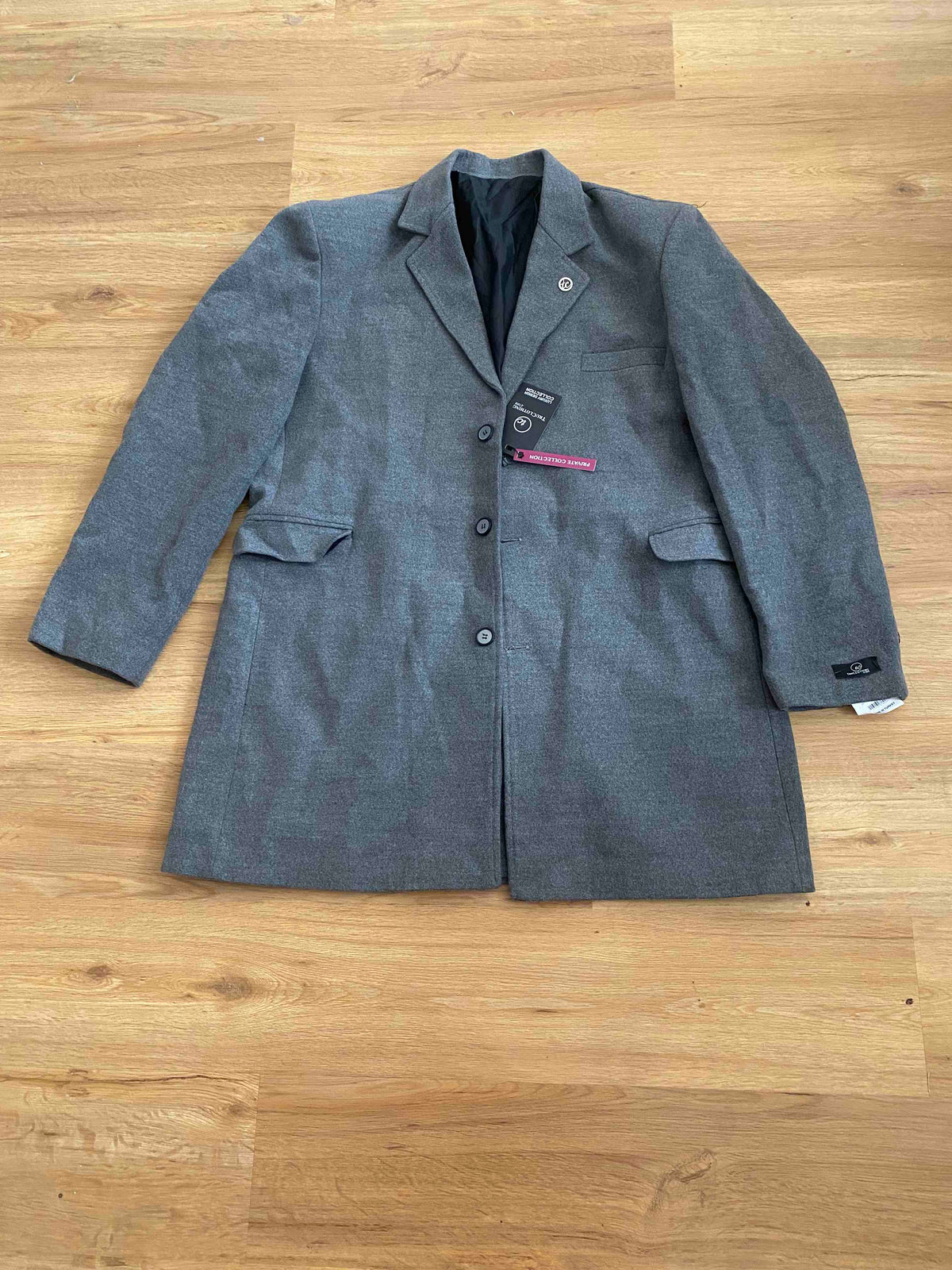 Tru Clothing pánský zimní kabát 4XL - šedý