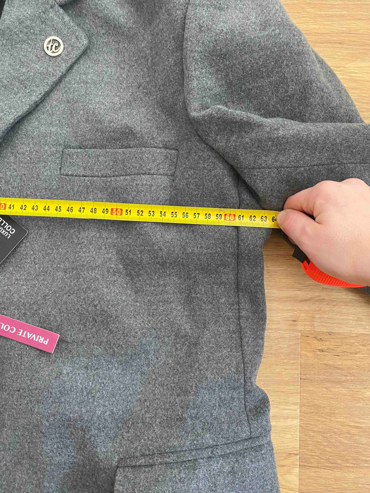 Tru Clothing pánský zimní kabát 4XL - šedý