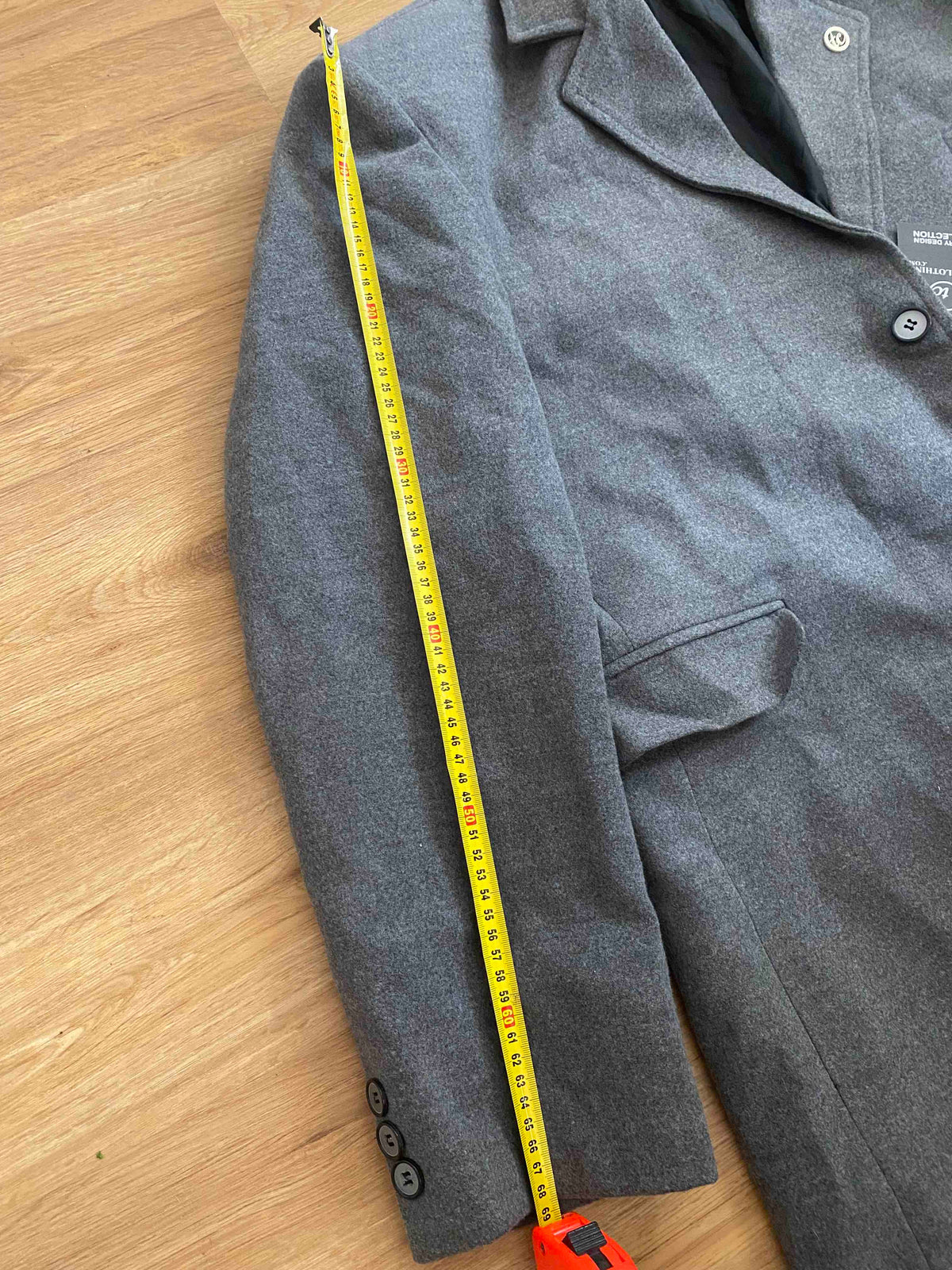 Tru Clothing pánský zimní kabát 4XL - šedý