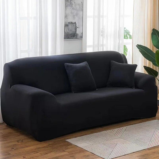 Elastický potah na sedačku 145-185 cm, černý