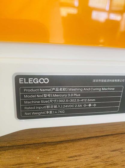 ELEGOO Mercury Plus 3.0 – mycí a vytvrzovací stanice pro resinový 3D tisk