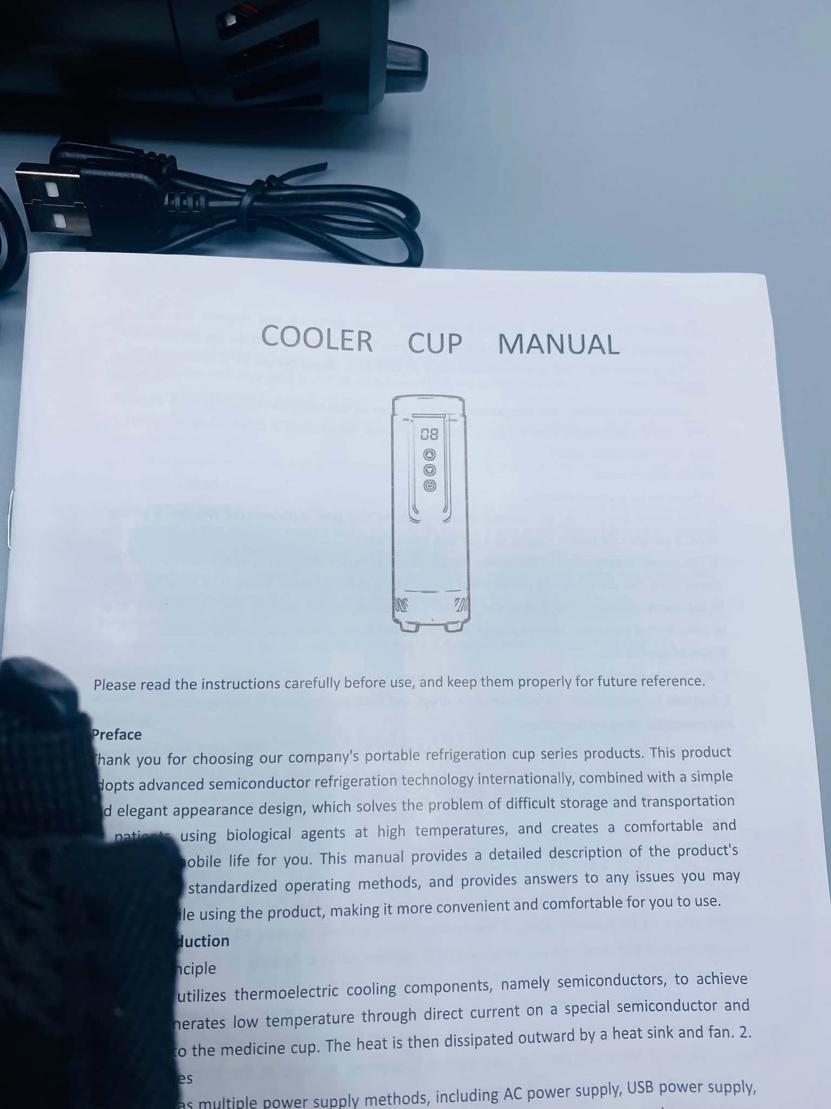 Přenosná chladnička na inzulín a léky 0–18 °C, s USB do auta