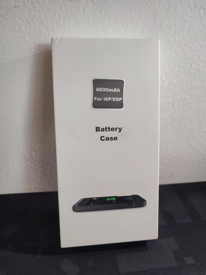 Externí bateriový kryt s kickstandem pro iPhone 6/6s – 4800mAh, růžová