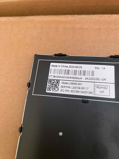 Klávesnice pro HP ProBook 650 G4 / 650 G5, US layout, podsvícená