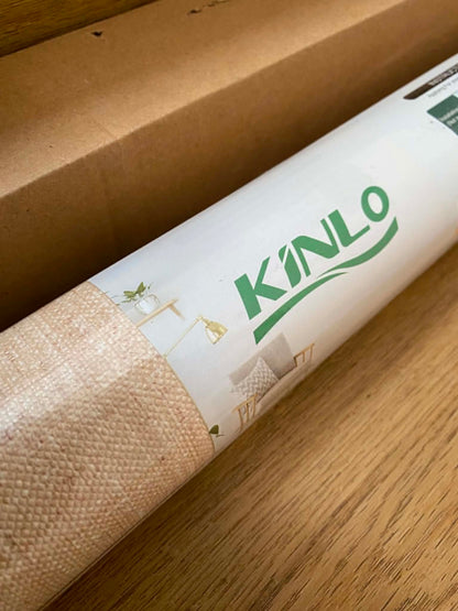 Samolepicí nábytková fólie Kinlo 500 × 61 cm – světlá/béžová