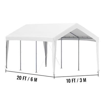 Náhradní plachta na carport 3 × 6 m – voděodolná, UV ochrana