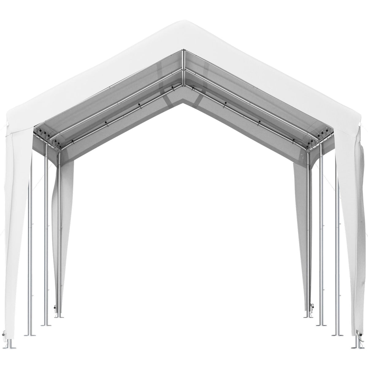 Náhradní plachta na carport 3 × 6 m – voděodolná, UV ochrana