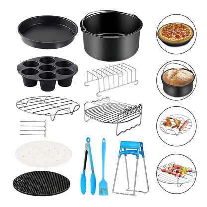 12-dílná sada příslušenství pro horkovzdušnou fritézu