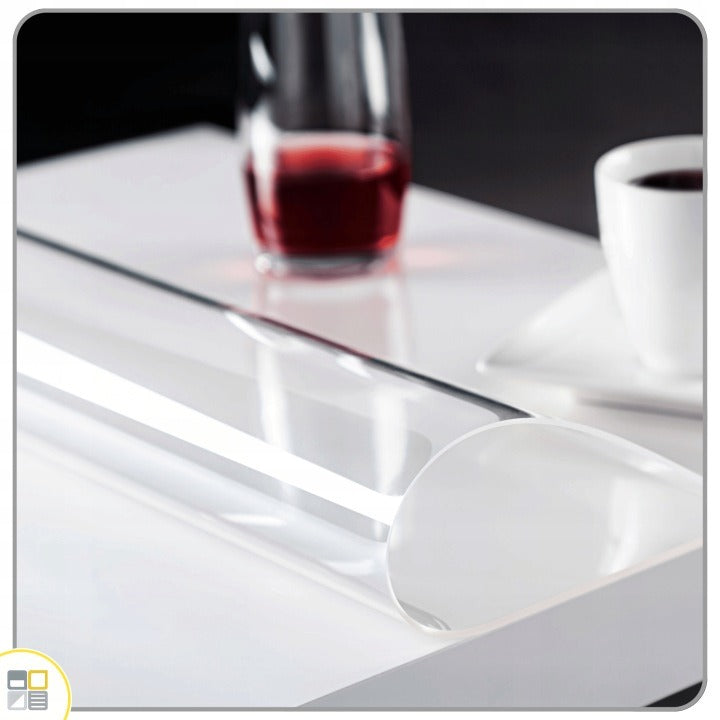 Ochranná transparentní PVC podložka 110x60 cm (tl. 2 mm)