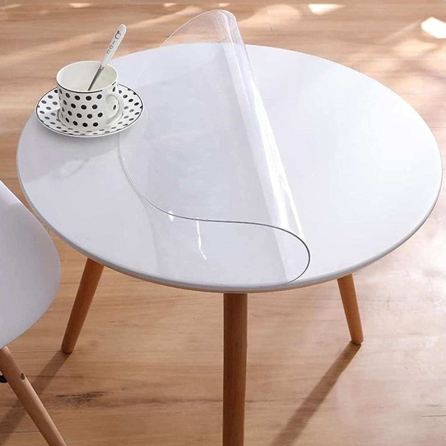 Kulatá PVC ochranná fólie/ubrus 100 cm