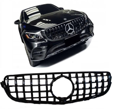 Maska Mercedes GLC X253 / C253 černá lesklá