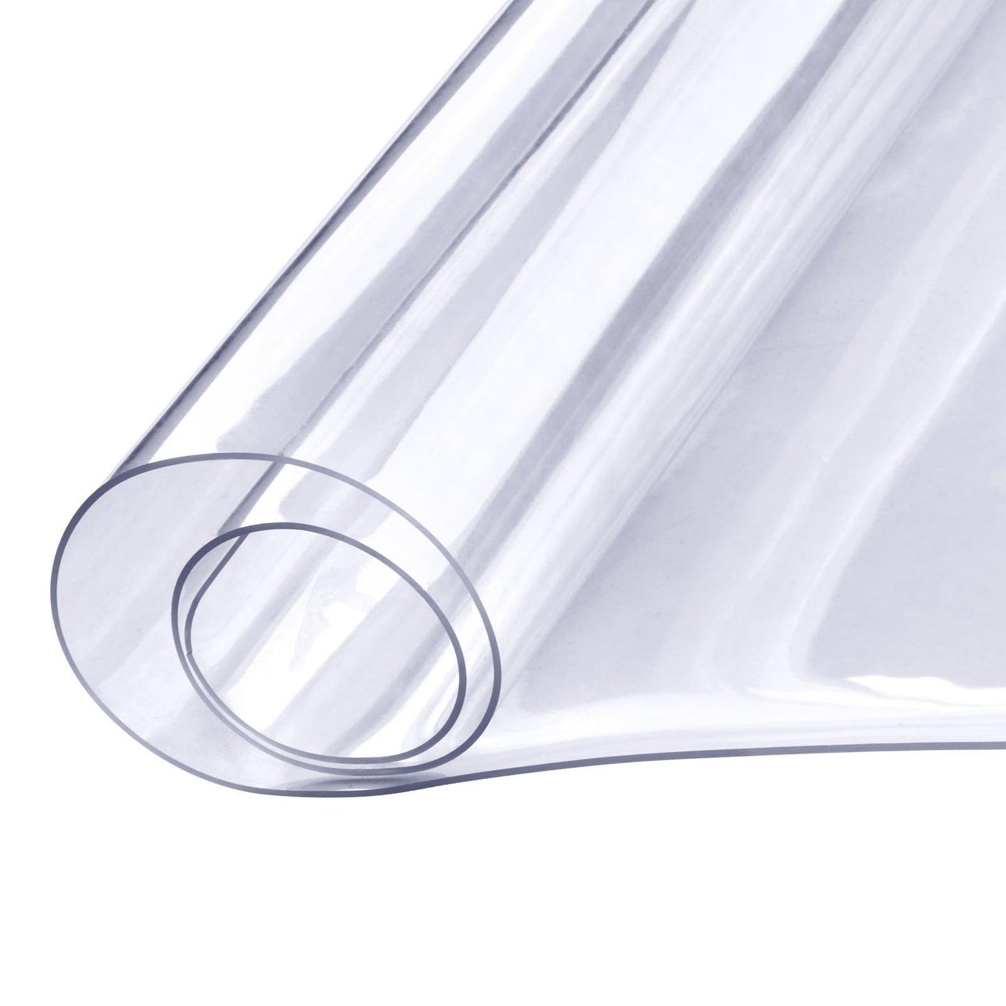 Měkčené PVC/transparentní ochranný PVC pás (ubrus) - 306x614 mm