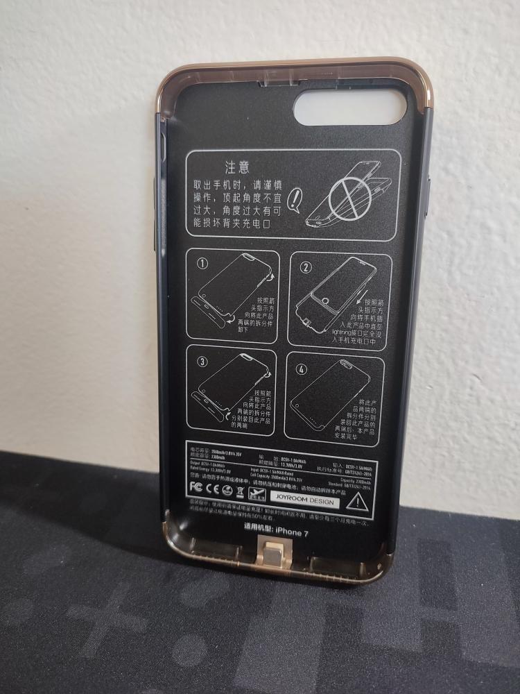 Nabíjecí pouzdro – externí baterie 2500mAh pro iPhone 7