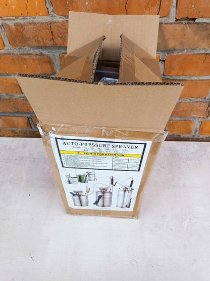 Nerezový tlakový postřikovač s manometrem - 4l