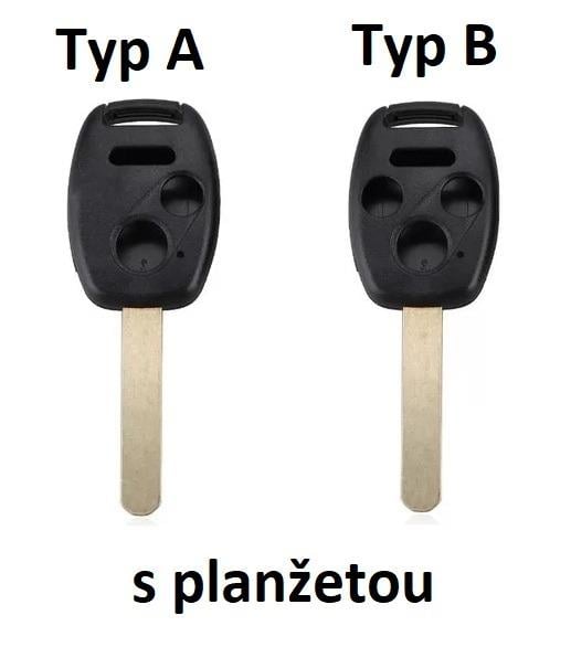 Obal autoklíče Honda - s planžetou