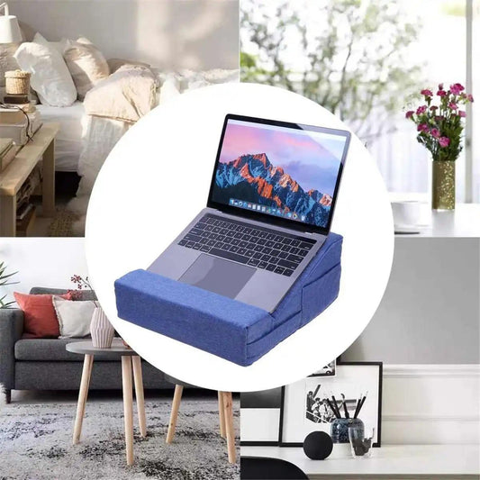 Polštář pod notebook / tablet - modrý