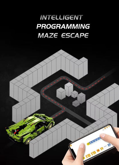 Programovatelná RC stavebnice - 718 dílků