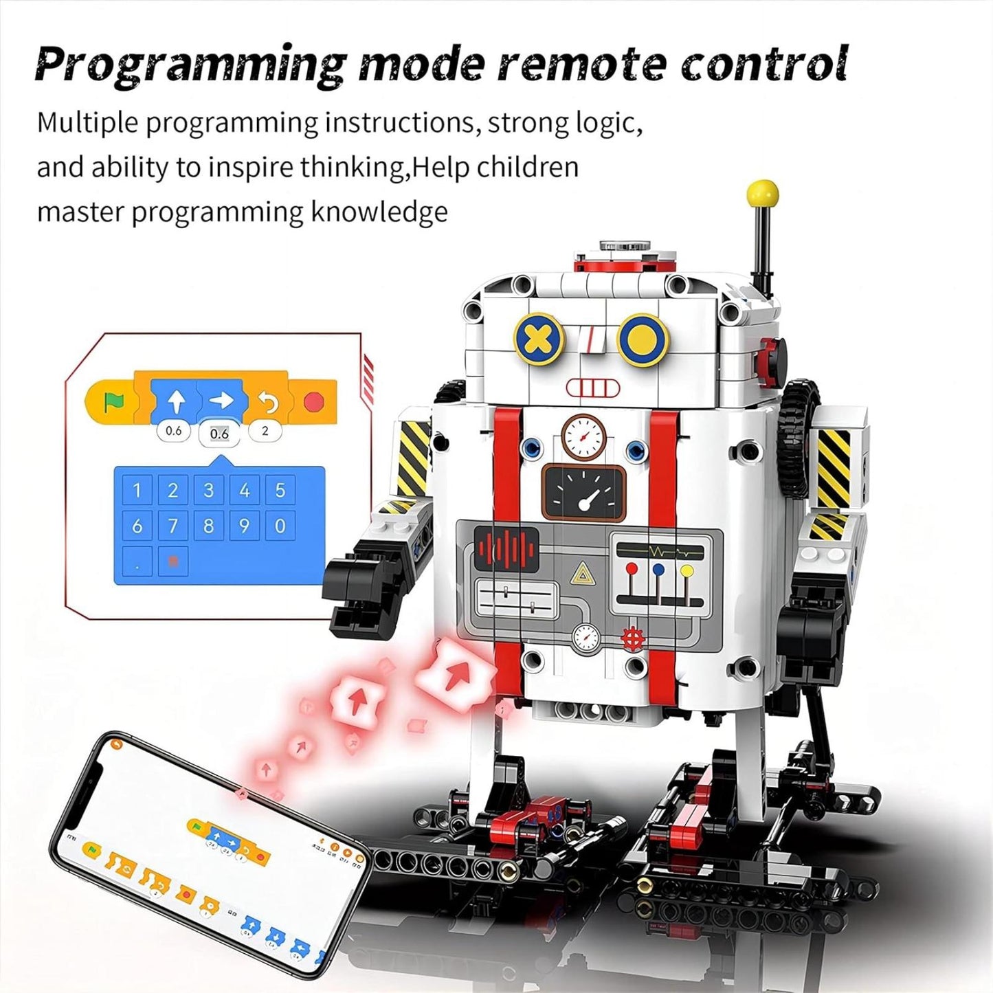 Programovatelná RC stavebnice (robot) - 475 dílků