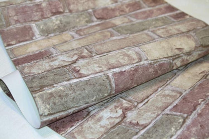 Samolepící PVC tapeta 5 x 0,61 m, cihlová