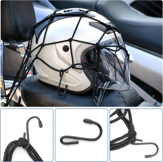 Set upevňovacích sítěk na moto + stahovací pásy