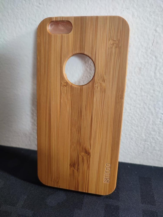 Světle hnědý kryt pro iPhone SE - přírodní bambus