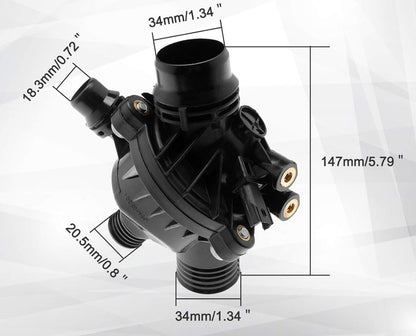 Termostat s pouzdrem BMW E60, E61, E82, E88, E90, E92, E93,F01 a další