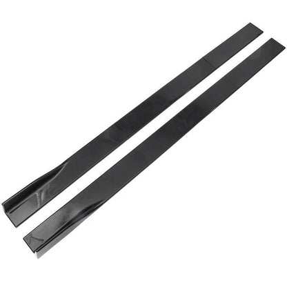 Univerzální boční lišty na prahy / splittery 220 cm – karbonový vzhled