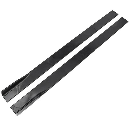 Univerzální boční lišty na prahy / splittery 220 cm – karbonový vzhled