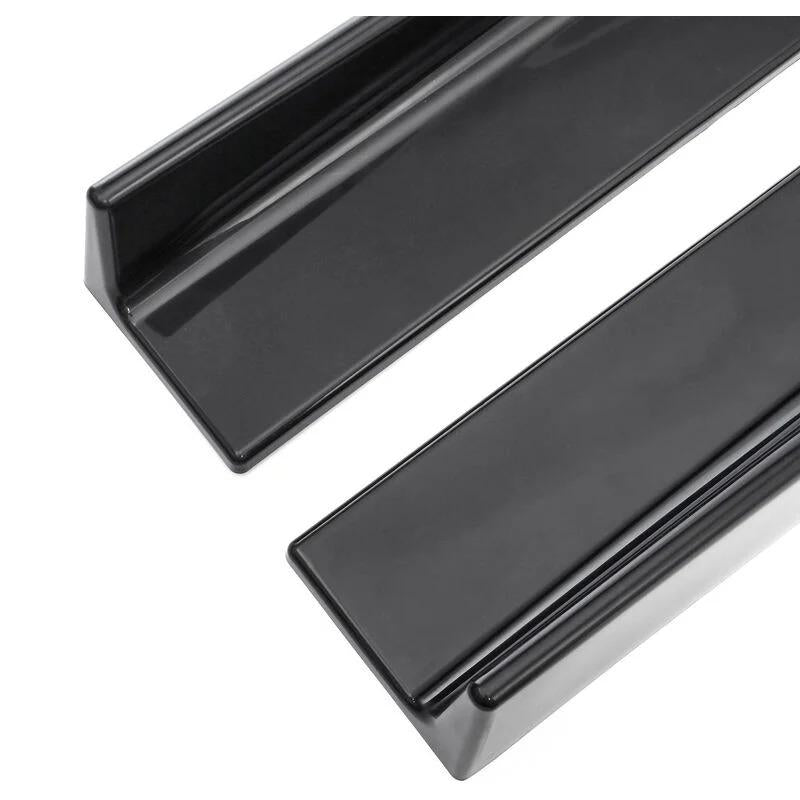 Univerzální boční lišty na prahy / splittery 220 cm – karbonový vzhled