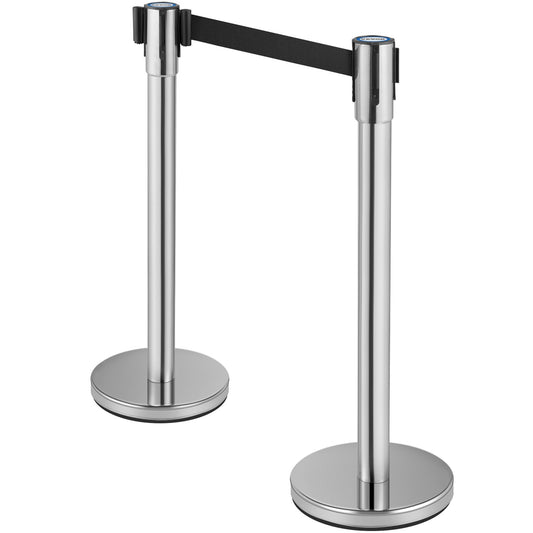 2x vymezovací sloupek (90 cm) s natahovatelným pásem 2m
