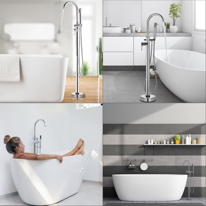 Volně stojící vanová baterie 116 cm