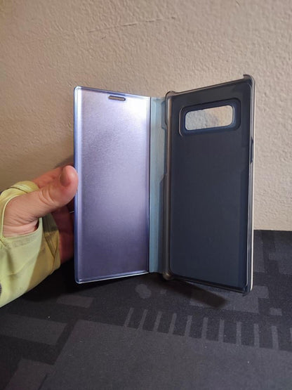 Zrcadlový kryt pro Samsung Galaxy Note 8 - modrý