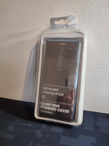 Zrcadlový kryt pro Samsung Galaxy Note 8 - stříbrný