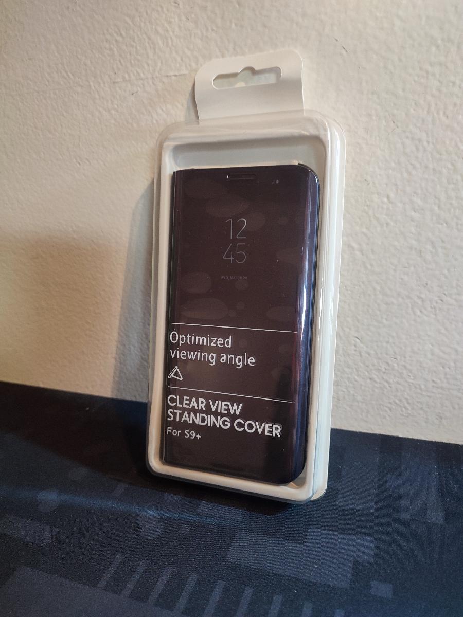 Zrcadlový kryt pro Samsung Galaxy S9+, černý