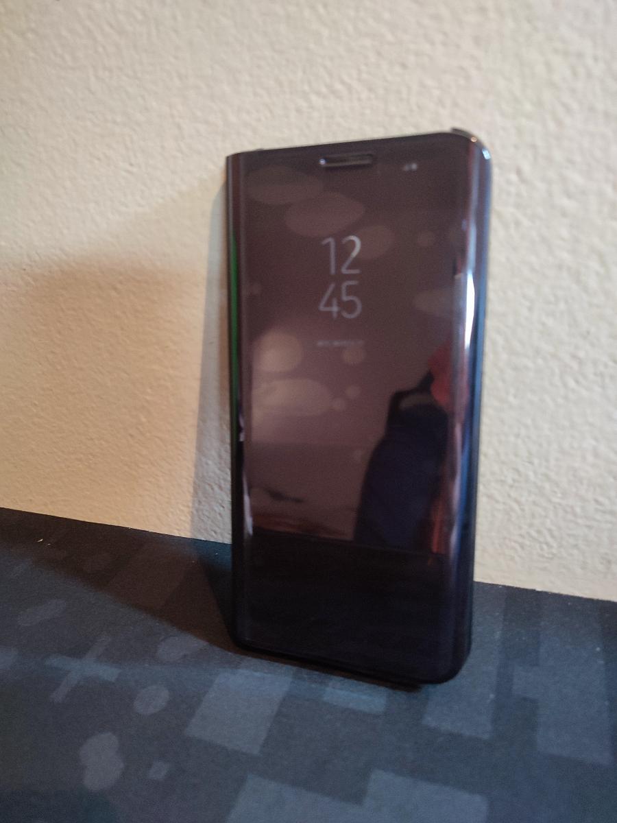 Zrcadlový kryt pro Samsung Galaxy S9+, černý